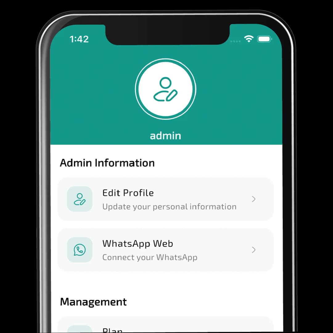 Admin Dashboard — Bookable app